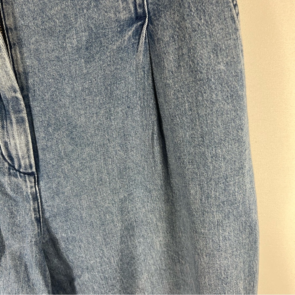 Rag &‎ Bone Aurora Pleated Trousers Winwood Blue Wide Leg Jeans Size 28 - Picture 6 of 11
